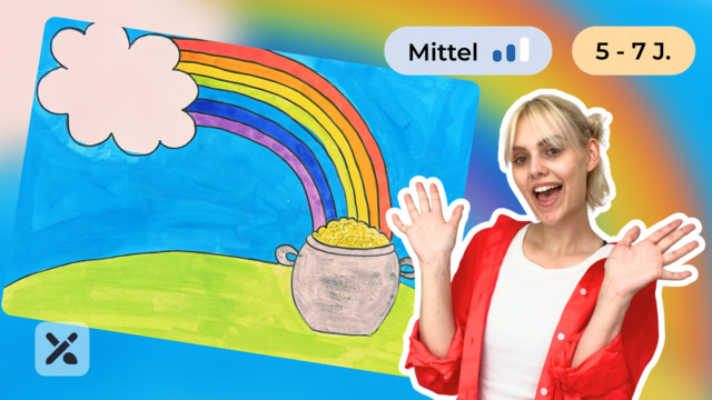 Wir malen einen Regenbogen