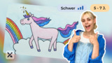 Wir malen ein Einhorn