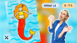 Wir malen eine Meerjungfrau