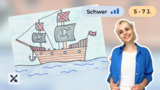 Wir malen ein Piratenschiff