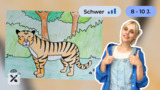 Wir malen einen Tiger