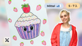 Wir malen einen Cupcake