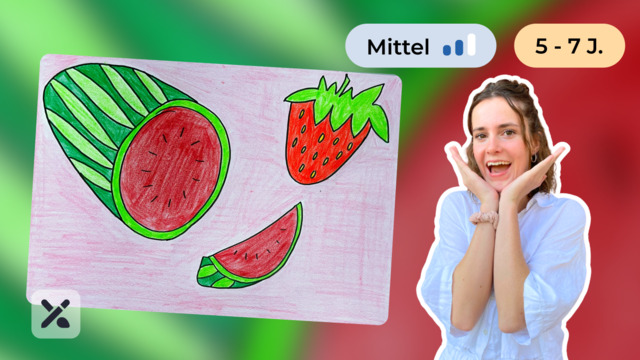 Wir malen Obst (Teil 1)
