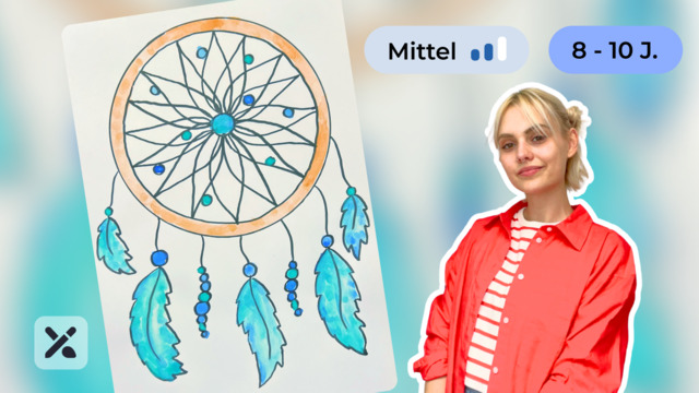 Wir malen einen Traumfänger