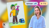 Wir malen ein Schulkind (Teil 1)