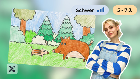 Wir malen einen Wald (Teil 1)