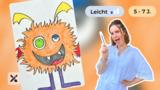 Wir malen ein lustiges Monster