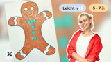 Wir malen ein Lebkuchenmännchen