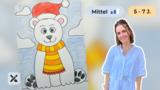 Wir malen einen Eisbären