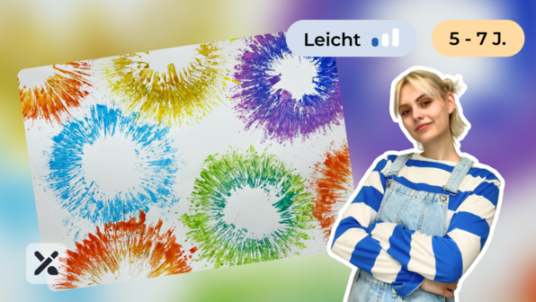 Wir malen ein Feuerwerk