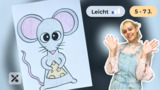 Wir malen eine Süße Maus